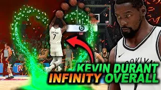 INFINITY OVERALL KEVIN DURANT FULL COURT SHOTS, BANNED 360 DUNKS, & MORE In NBA 2K21...