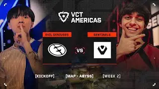 EG vs. SEN - VCT Americas Kickoff - W2D1 - Map 1