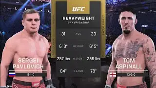 UFC 295: Павлович - Аспиналл | Сергей Павлович vs Том Аспиналл | Sergei Pavlovich vs Tom Aspinall