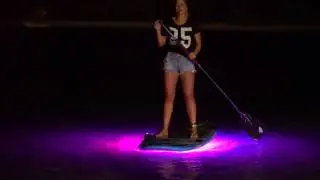 Night SUP in the Cook Islands