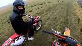 lekkie jazdy          | KTM SX 125 |  HONDA CRF 250 |
