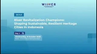 River revitalization champions: Shaping sustainable, resilient heritage cities in Indonesia