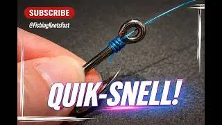 Quick and easy snell fishing knot