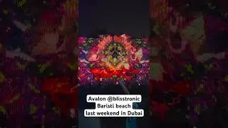 Avalon Dubai Blisstronic! What a night and location with amazing visuals by @tas.visuals