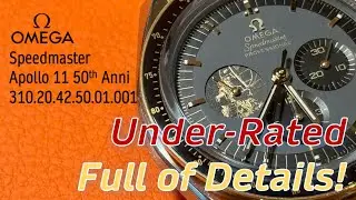 Обзор часов Omega Speedmaster Apollo 11 50th Anniversary | Много продуманных деталей, но недооценён