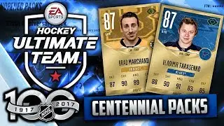 NHL 18 | HUT PACK OPENINGS | THESE CENTENNIAL PACKS ARE CRAZY