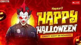🎃 HALLOWEEN NIGHT LIVE | CREEPY BR REWARDS & FULL MAP FUN | NARUTO FF 8 🔥