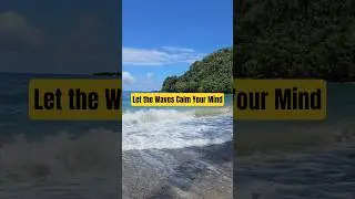 Let the Waves Calm Your Mind #waves #peacefulwaves #beach #nature #peace #travel