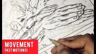 How To Draw Manga: Fast Hand Action Motion