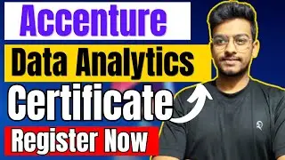 Accenture Free Data Analytics Program | Certificate | Biggest Opportunity | Any Graduate #accenture
