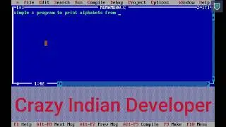 Simple C Program to Print a to z alphabets in small case