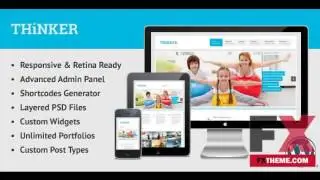 Retina Responsive Multipurpose WP Theme by Edwin Isiah