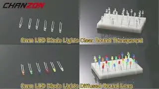 100pcs 5mm LED Diode Ultra Bright Warm White Red Green Blue U