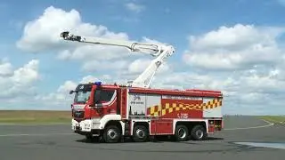 Impressive Fire Engine with One Seven Compressed Air Foam System