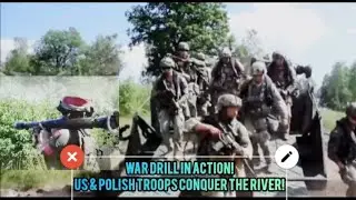 Intense War Drill! Polish & US Troops Brave the River in Allied Spirit #MiltechDefense