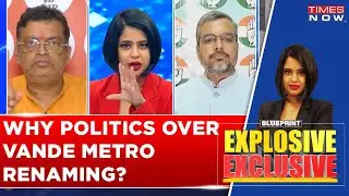 Vande Metro Renaming Row: Panelists Lock Horns As Fight Gets Ugly Over Train Derailment Issue, Watch