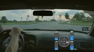 Real-Time Overlay of Dynamic Wheel Loads &ndash;&nbsp;Street Test, Izze-Racing