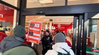 Protesters Enter Target Store in Minneapolis, Minnesota