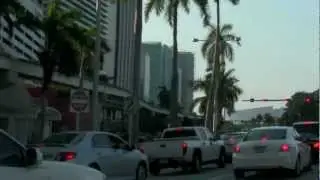 Downtown Miami During Rush Hour