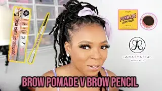 HOW I FILL IN MY BROWS | POMADE VS PENCIL | BEST EYEBROW PRODUCT NATURAL EYEBROWS | BEAUTYBYSHEEK