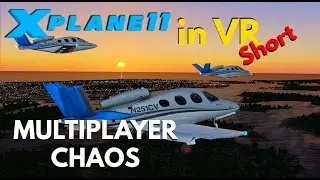 X-Plane 11 | Multiplayer Chaos | Virtual Reality | Short