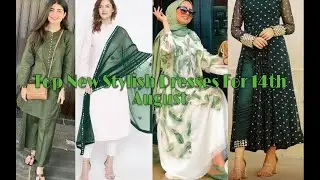 14 August Dress Designs Ideas| independenceday Dress Designs white & Green Dress | 14th August Dress