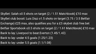 Pilot - Everton v Liverpool: Match day 6