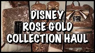 Disney Rose Gold Collection Haul by Loungefly | Mini Backpack | Wallet | Fanny Pack