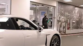 Directions to Porsche  Centre West London - Heading East from Chiswick Roundabout onto the A4