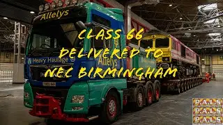 Allelys “Train Truckers” deliver Class 66 to Multimodal 2021 @NEC Birmingham