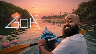 Empty Paradise SOS!!! 🚨🌟 Golden Hour Kayaking in Baga, Goa 🌅 | A Soulful Evening on the Water