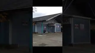 abandoned BP service station just off the M1 in leicestershire