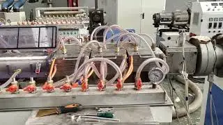 Window profile line pvc window making machine
