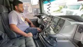 Scania 124. R 400. Testes na pista. Sensor de rotação sem leitura real de funcionamento