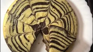 Marble Cake || zebra Cake || Eggless Cake || chocolate Marble Cake