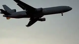 Epic MD 11 Heavy Landing at Rickenbacker Airport | Cargo Jet Arrival | Touchdown at Rickenbacker 