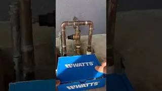 replacing a pressure regulator and ball valve #plumber #plumbing