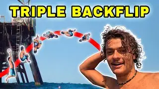 Can We TRIPLE BACKFLIP This 50ft Rope-swing!?!?