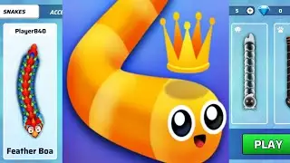 Snake.io🐍 Fun Snake io Games Snake Feather Boa 🪱🐍