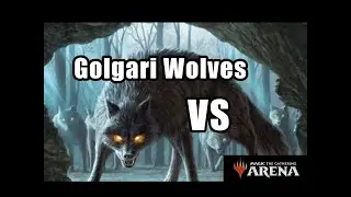 Golgari Wolves VS Mono White | Magic Arena