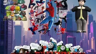 (Thomas and friends Enters the spider verse crossover movie 2032) opening logos