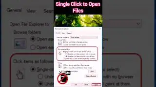 Quick Tip: Open Any File in Windows with a Single Click! #shorts
