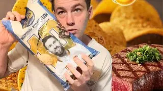 🥩🇦🇷 НОВЫЙ обзор стейка в аргентинском стиле от Lay&rsquo;s &mdash; Необычный ужин со стейком в картофеле фри?...