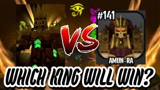 KING MIDAS VS KING AMUN-RA! Which King is Better? The House TD Roblox