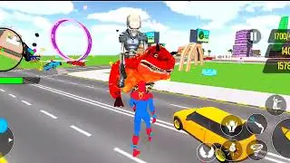 Spider Robot Hero Car Game - Gameplay #14