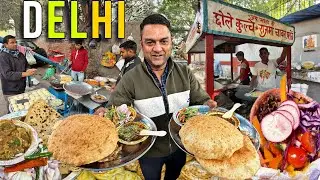 ICONIC Food of Delhi | Chhole Bathure, CHATPATA Matar Chhole, Healthy Wrap, VEG Hotel Chandni Chowk