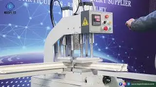 SHZ01-140 Single Head Welding Machine for White Upvc Profile  #upvcwindowmachine