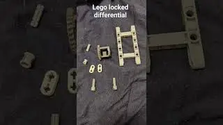 Lego Locked Differential how to build. #moclego