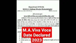 Ccs University Latest update 2023 || exam date news || Exam date declared 2023 || ccsu today news