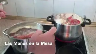 Cociendo productos del mar